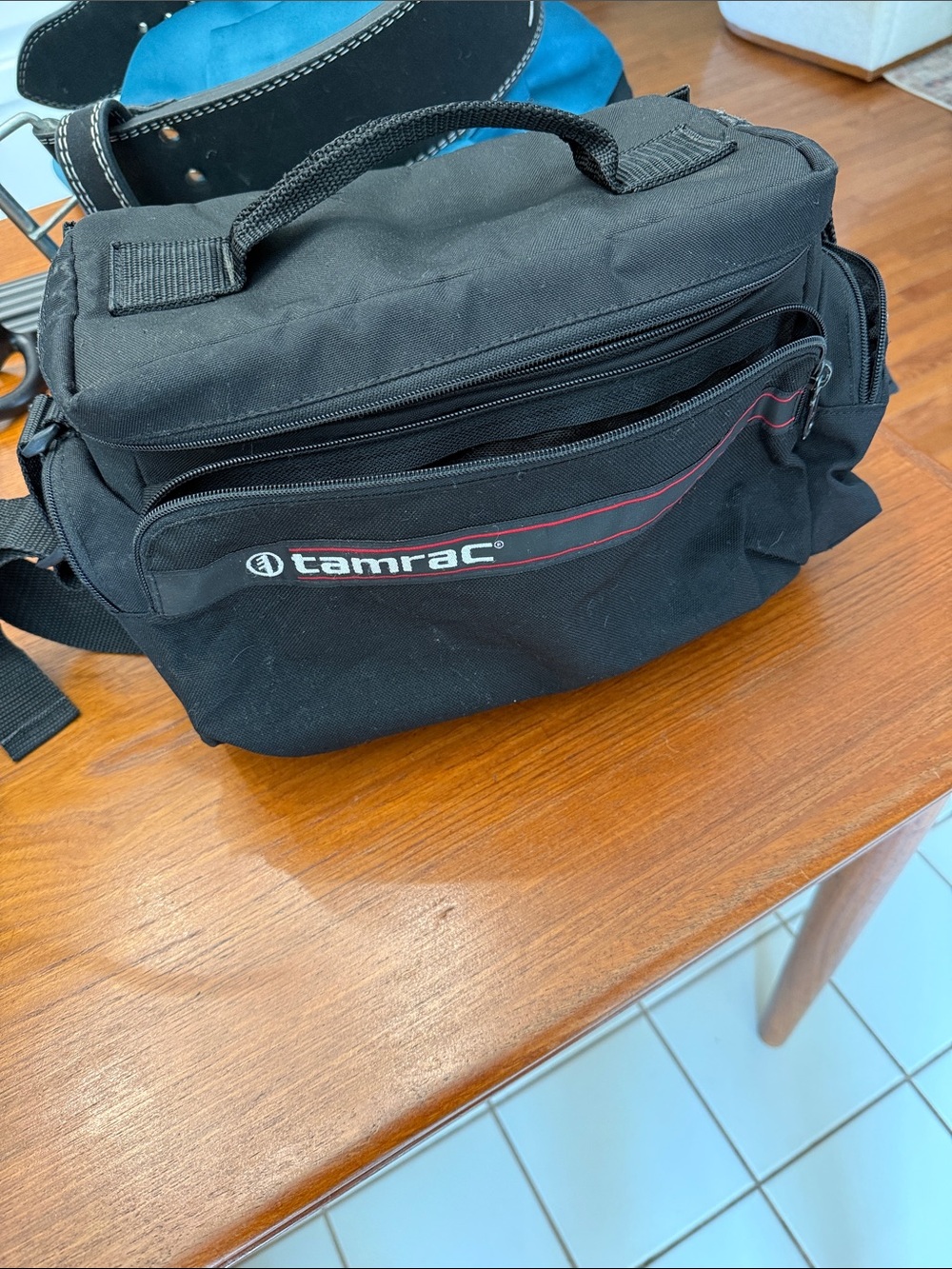 Black Messenger Camera Bag